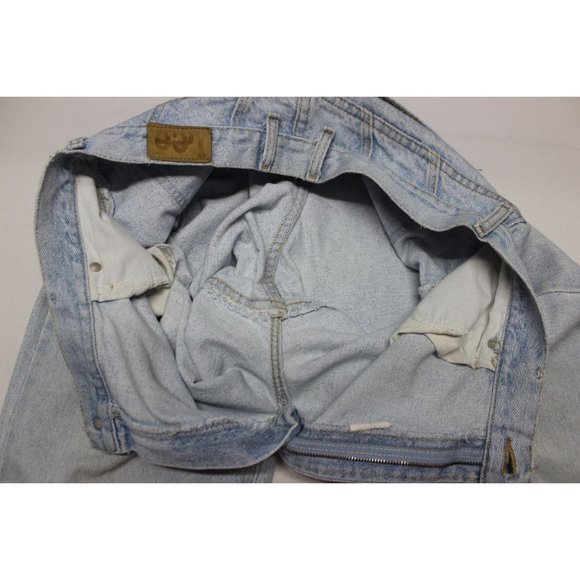 Lee women's 80s 90s vintage light wash high rise tapered leg mom jeans 16/18 Med - Picture 6 of 16